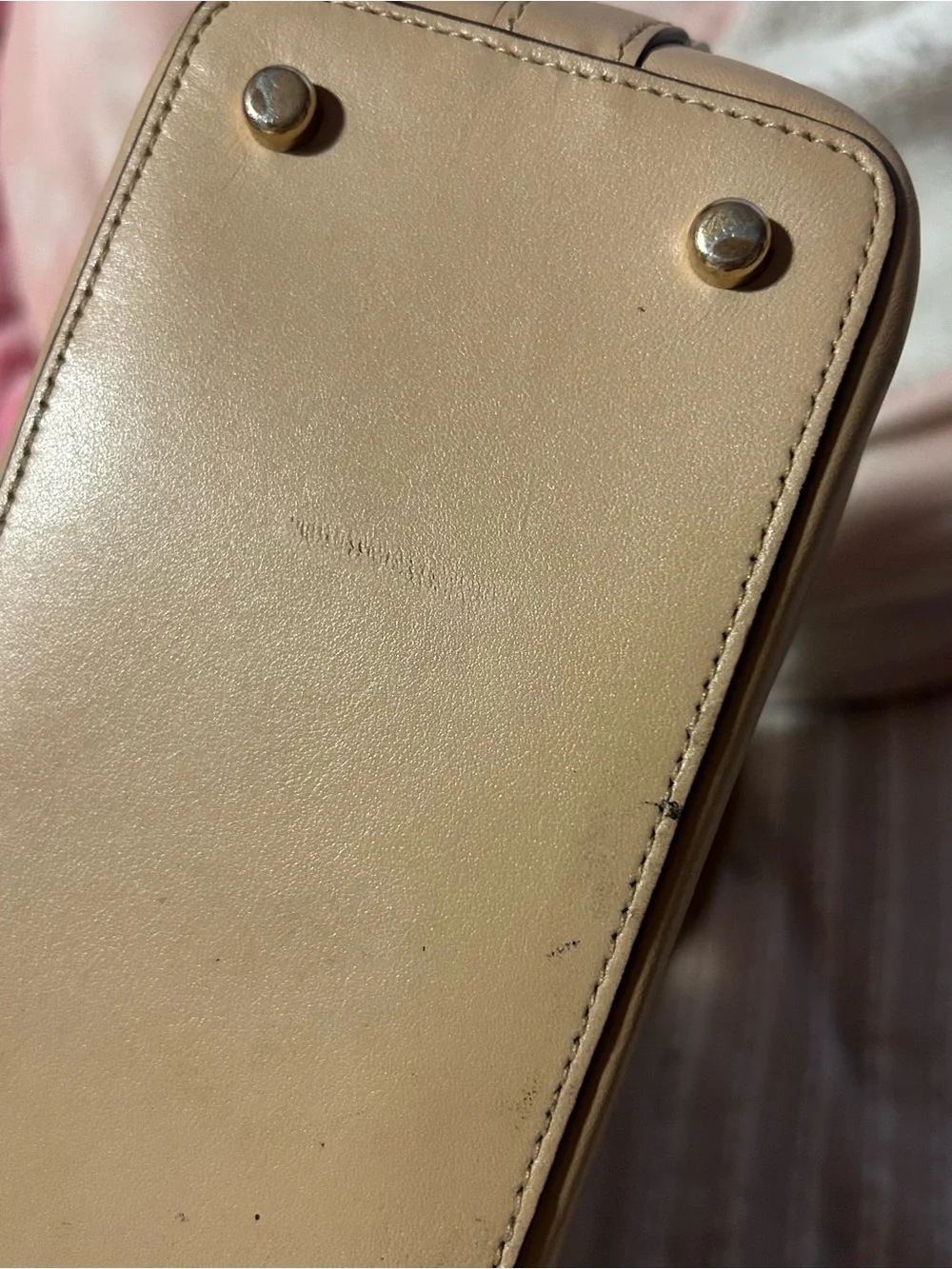 Coach mini sierra debossed patent signature satchel dome purse bag